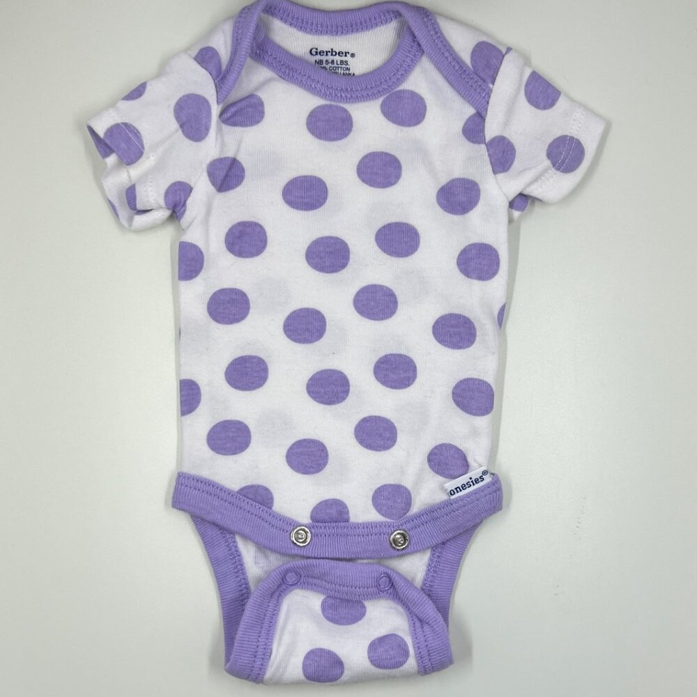 NWOT Multipack | Gerber | Short Sleeve Bodysuits | Newborn 5-8lbs - Picture 7 of 9
